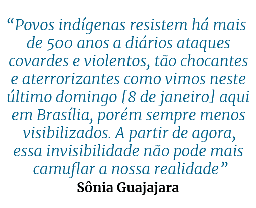 “Povos ind genas resistem h mais de 500 anos a di rios ataques covardes e violentos, t o chocantes e aterrorizantes ...