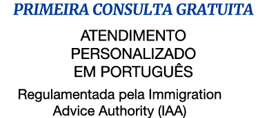 Primeira consulta gratuita Atendimento personalizado em portugu s Regulamentada pela Immigration Advice Authority (IAA)