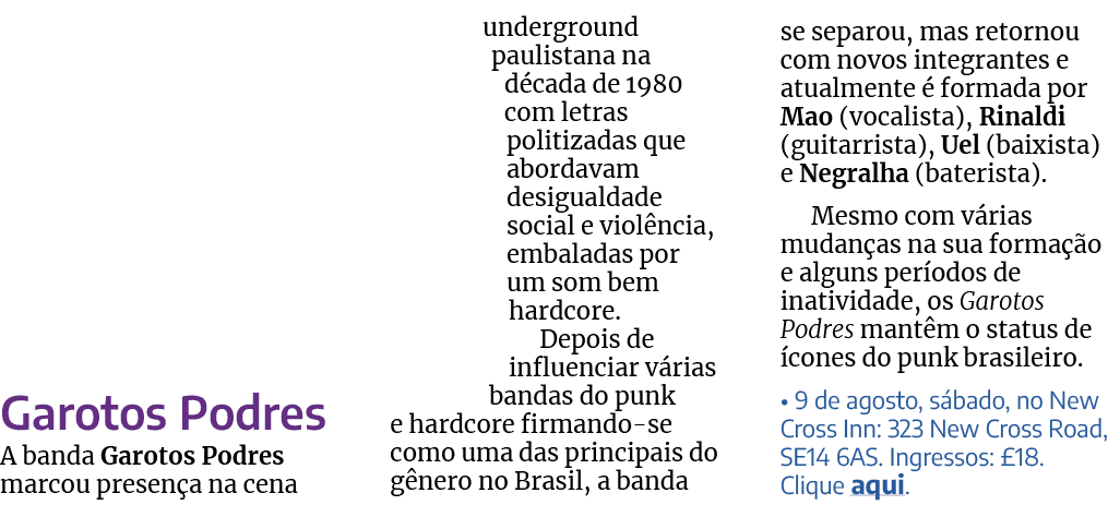 Garotos Podres A banda Garotos Podres marcou presen a na cena underground paulistana na d cada de 1980 com letras pol...