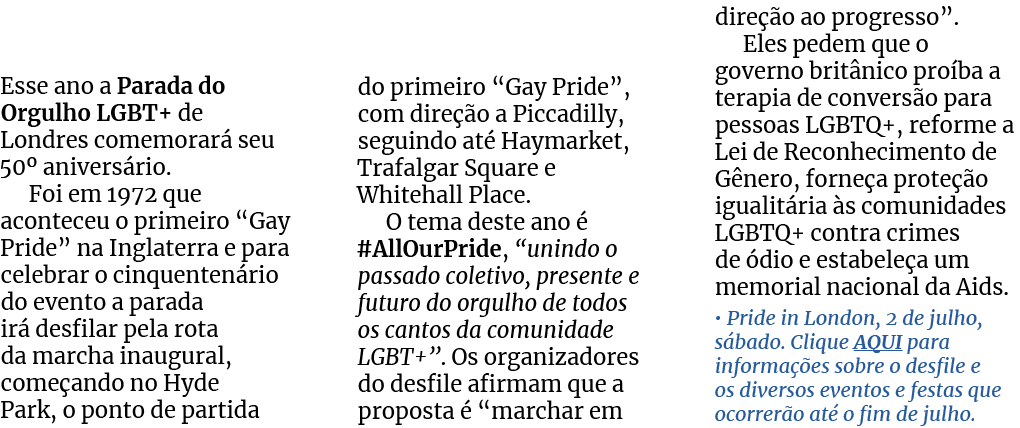 Esse ano a Parada do Orgulho LGBT+ de Londres comemorará seu 50  aniversário  Foi em 1972 que aconteceu o primeiro  G   