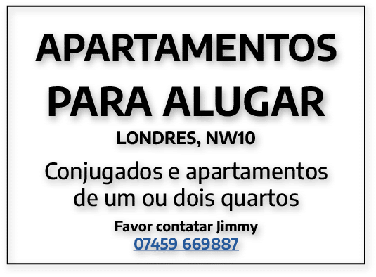 ApartaMENTOS para alugar Londres, NW10 Conjugados e apartamentos de um ou dois quartos Favor contatar Jimmy 07459 669887