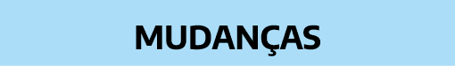 Mudanças