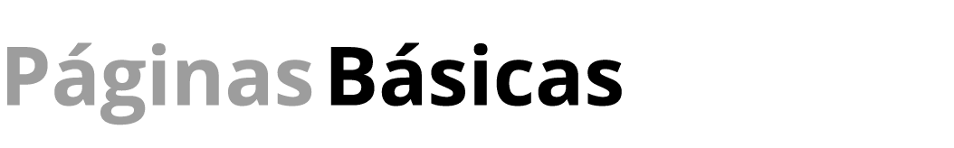 Páginas Básicas