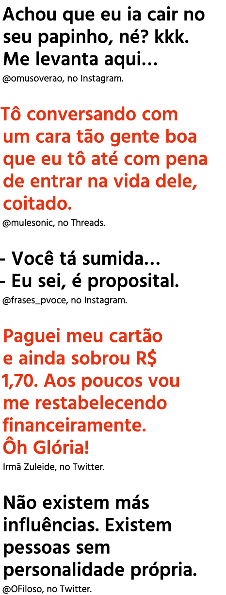 Achou que eu ia cair no seu papinho, n ? kkk. Me levanta aqui… @omusoverao, no Instagram. T conversando com um cara ...